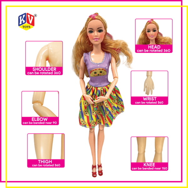 11" Alia Doll Available In 3 Models - Puppy Green, Study Time, Puppy Pink