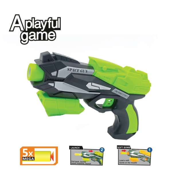 Thunder Strike Space Gun with 6 Darts - Available in 2 Colors