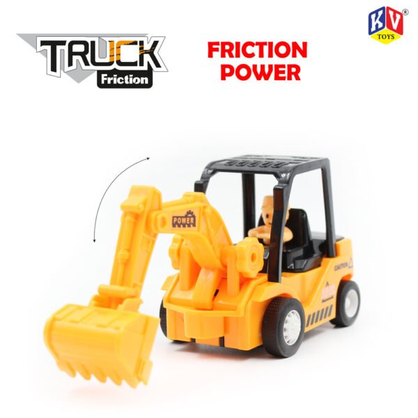 4 Pcs Friction 4 Model Mix Mover Truck