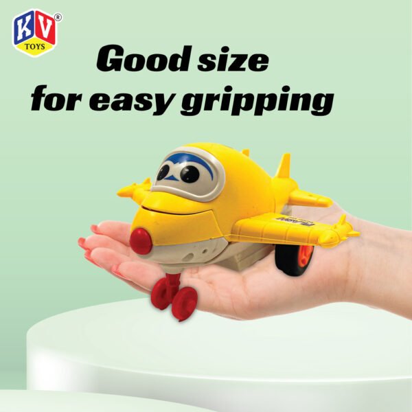 10 Pcs Friction Racing Transforming Airplane