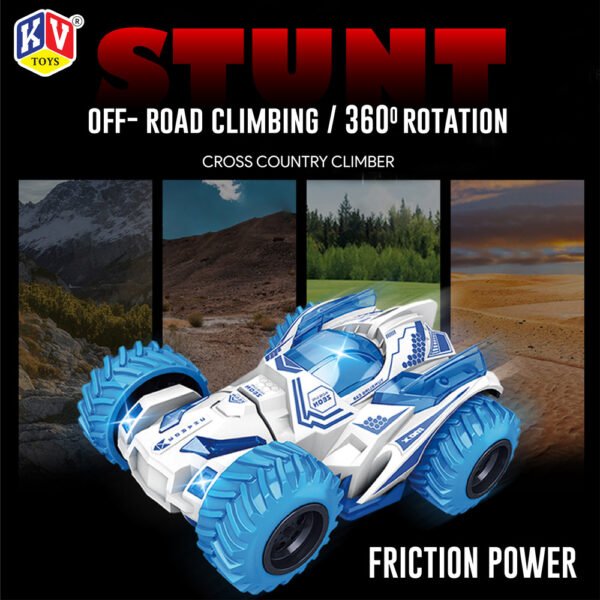 12 Pcs Friction Stunt Car