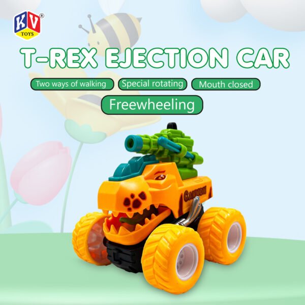 1 Pc Friction Shooting Dinosaur- Box