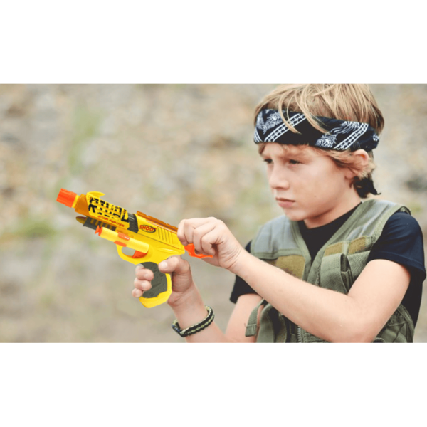 Thunder Strike Star Fighter Gun with 11 Darts - Available in 9 Colors