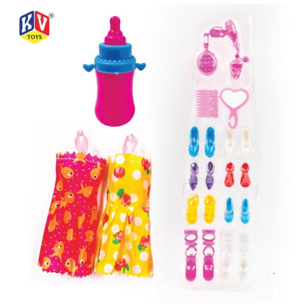 11" Alia Doll Fashion Girl Doll Available In 3 Colors - Pink, Blue, Orange