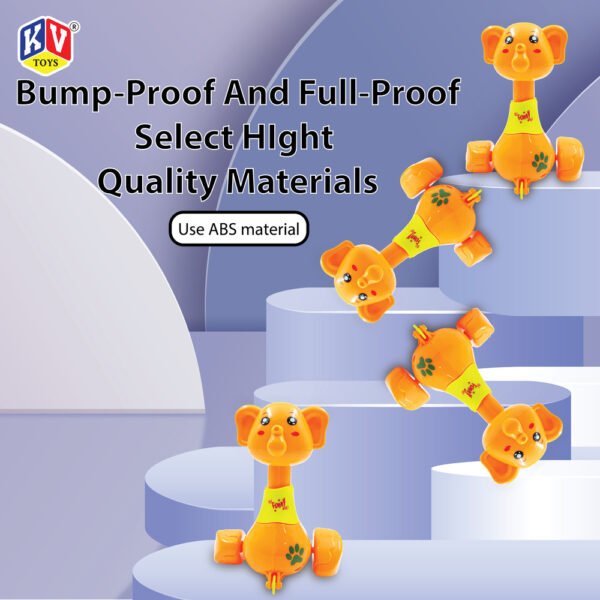 6 Pcs - 5 Cartoon Model Mix Press & Go Animal
