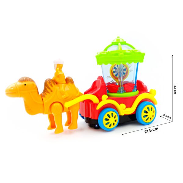 Bump & Go City Carriage Funfair (Horse And Camel) With Light And Music