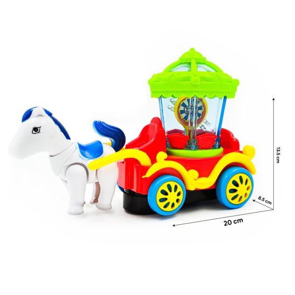 Bump & Go City Carriage Funfair (Horse And Camel) With Light And Music