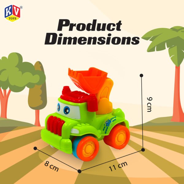 1 Pc - 4 Model Mix Friction Power City Truck - Box
