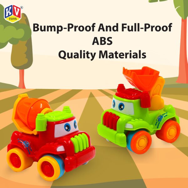 1 Pc - 4 Model Mix Friction Power City Truck - Box
