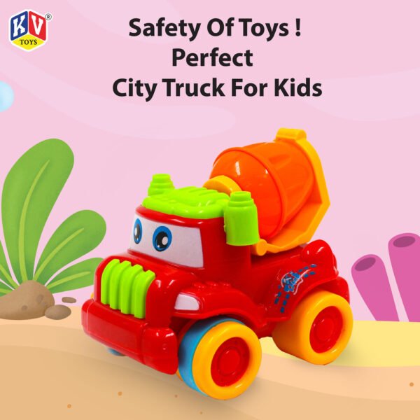 1 Pc - 4 Model Mix Friction Power City Truck - Box