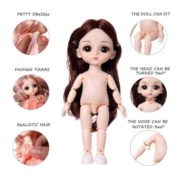 6" Alia Doll Cute Doll Available In 4 Models - Assorted