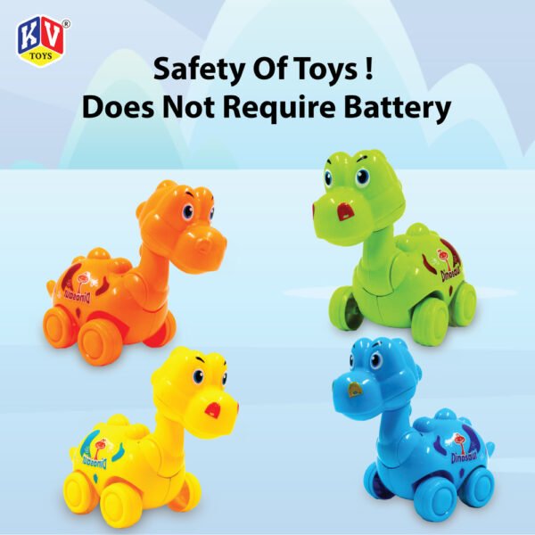 2 Pcs Friction Power Monster Dino & Shark With 360 Rotation