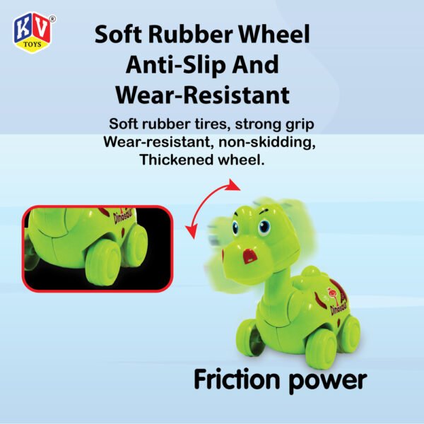 2 Pcs Friction Power Monster Dino & Shark With 360 Rotation