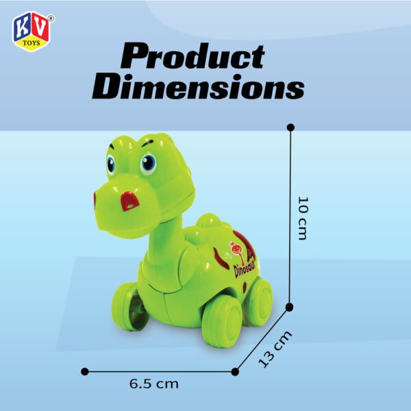 2 Pcs Friction Power Monster Dino & Shark With 360 Rotation
