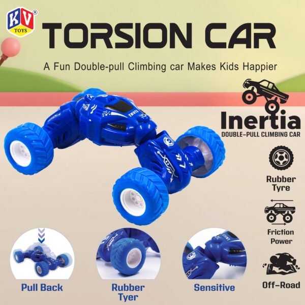 8 Pcs Friction Power Small Torsion Car