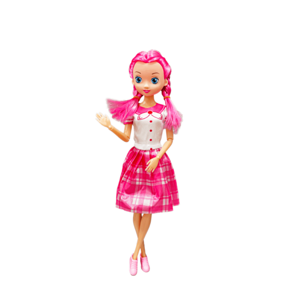 11"Alia Doll School Time Doll Available In 2 Models - Pink And Blue