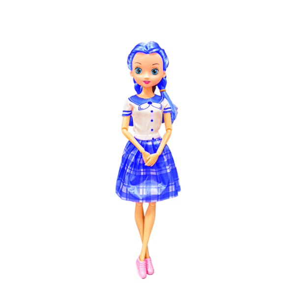 11"Alia Doll School Time Doll Available In 2 Models - Pink And Blue