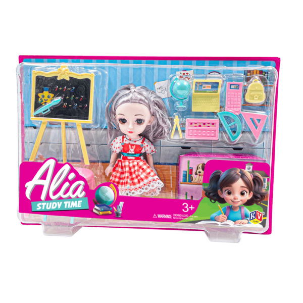 6"Alia Doll Available In 6 Models - Puppy Clinic, Carnival Ride, Candy Shop, Candy Store, Study Time, Wheels Of Wonder