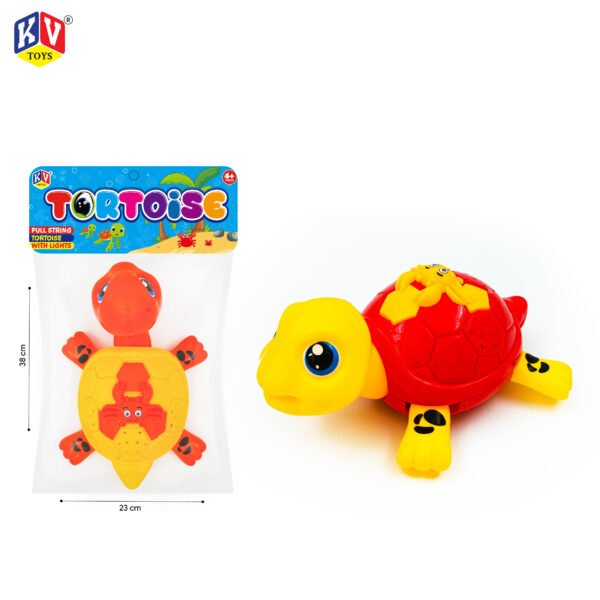 Pull String Tortoise with Bell Sound - BOPP Packaging