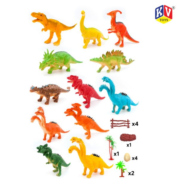 12 Pc Dinosaurs