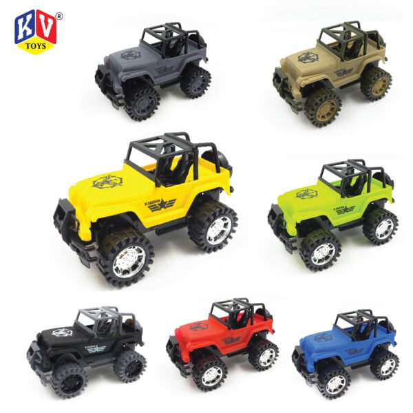 Friction Powered Jeep - Available in 7 Colors