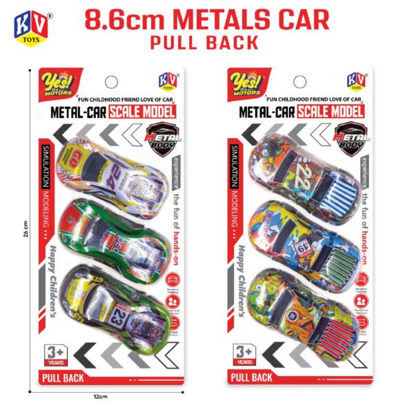 8.6 METAL CAR 3 PCS SET