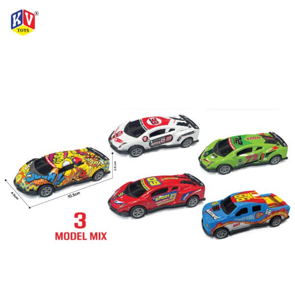 10.5 METAL CAR 6 PCS SET