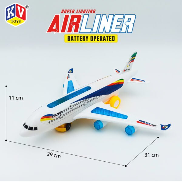 Bump & Go Airliner With Light & Music