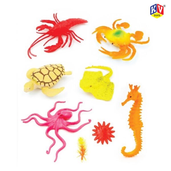 7 Pc Aquatic Animal Set