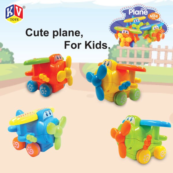 1 Pc - Friction Power Cute Plane - Box