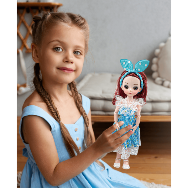 12" Alia Doll Available In 2 Models - Pink & Blue