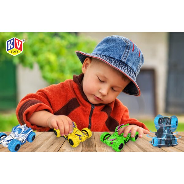 12 Pcs Friction Stunt Car