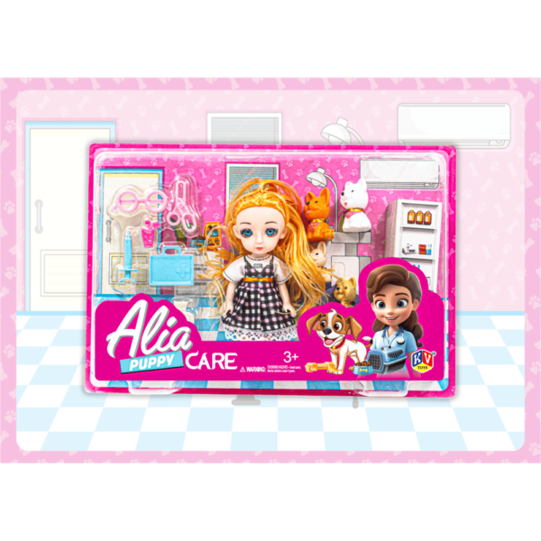 6" Alia Doll Available In 6 Models - Artist, Delicious, Puppy Care, Puppy Carriage, Study Time& Summer Style