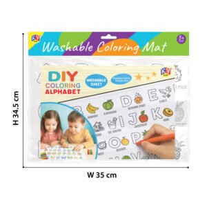 DIY Coloring Washable Mat with Coloring Pen